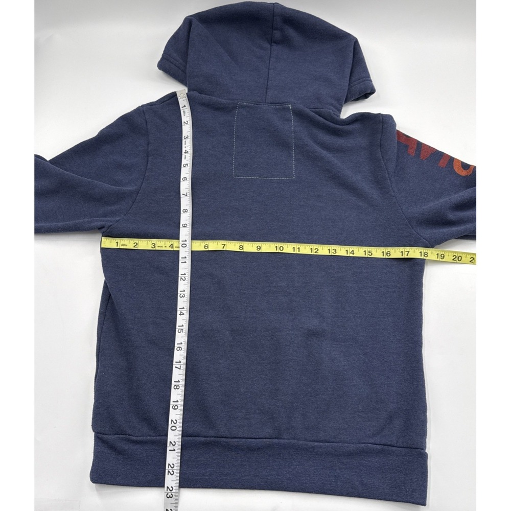 Aviator Nation Relaxed Pullover Hoodie Small‎ Navy Blue - Picture 5 of 5